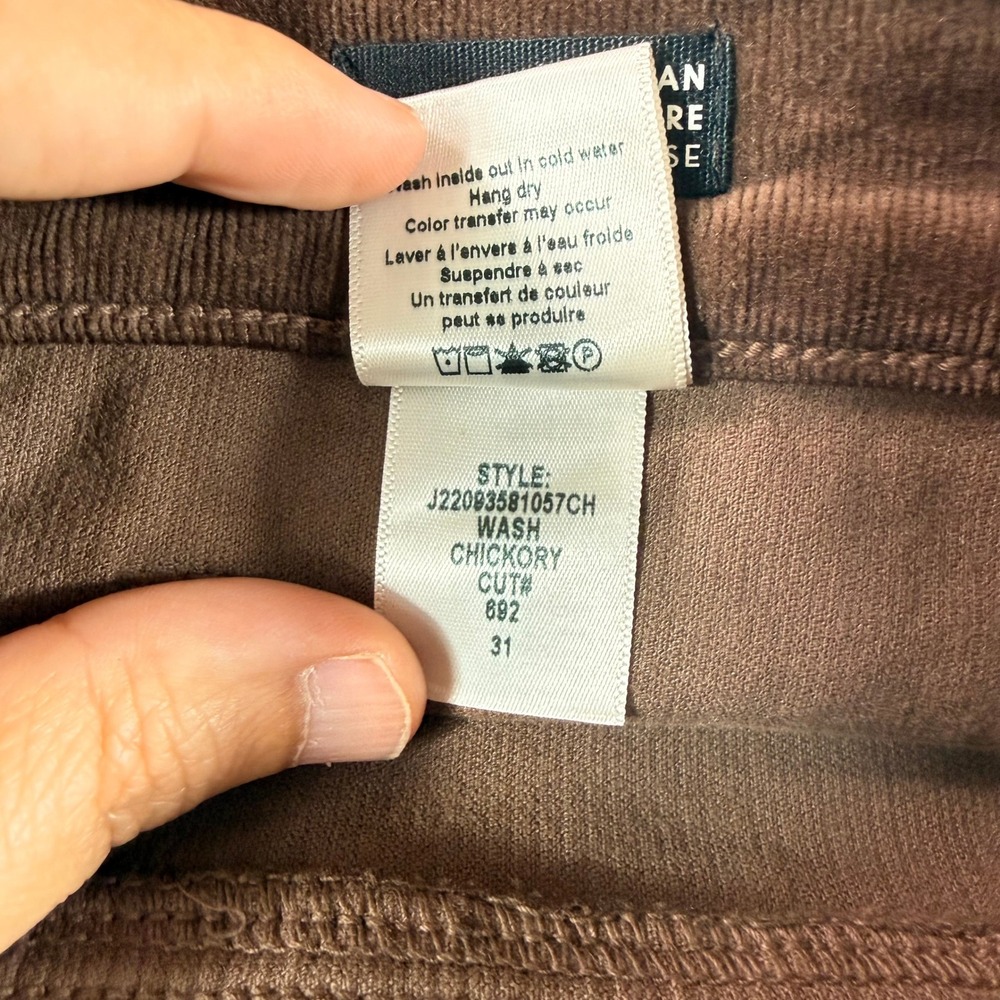 Veronica Beard Jeans Corduroy Sheridan High Rise Flare Bell Bottom Boho Retro 31 - Picture 8 of 16